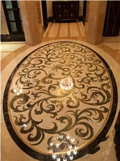 Golden Leaf Beige Marble Finished Product
