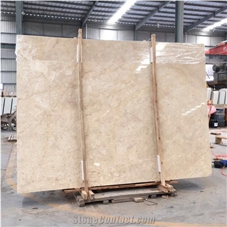 Golden Leaf Beige Marble Slab
