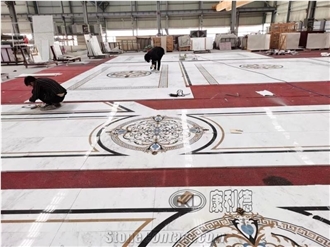 Golden Leaf Beige Marble Finished Product