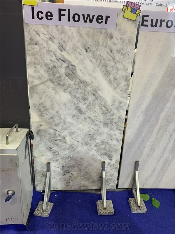 Ice Flower White Slab
