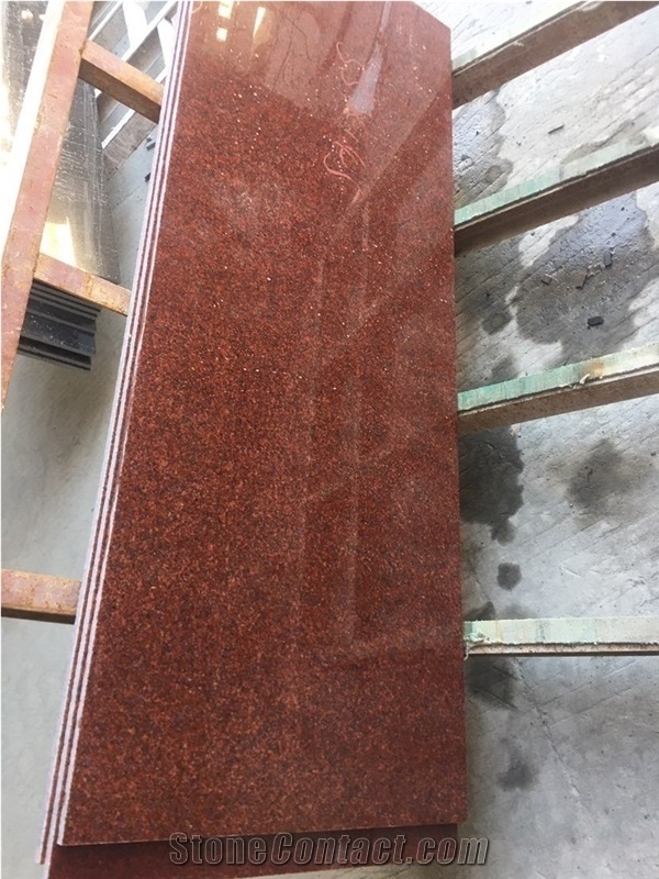 Imperial Red Granite Slab