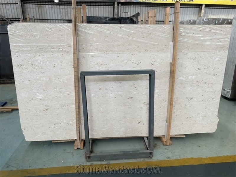 Moonlight Beige Marble Slab
