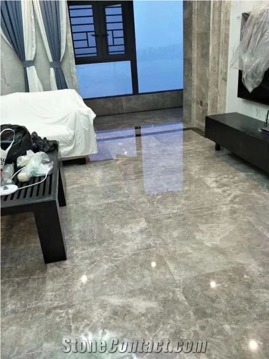 Oscar Gray Marble Finished Product