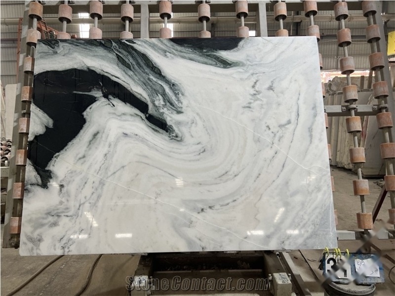 Panda White Marble Slab