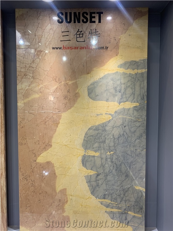 Ravenna Rosa Sunset Marble Slab