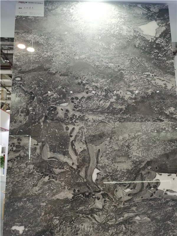Atlantic Gray Marble Slabs