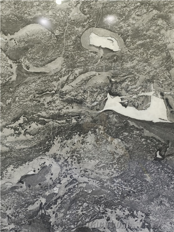 Atlantic Gray Marble Slabs