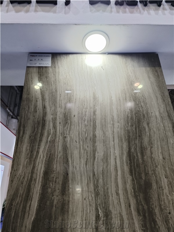White Wooden Marble Slabs & Tiles