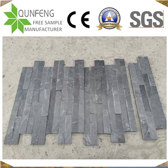 China Black/Charcoal Slate Wall Panel Stone Veneer
