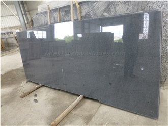 Natural Sesame Black G654 Granite Slabs