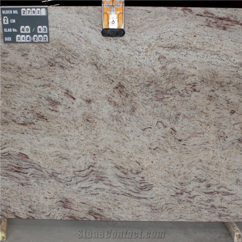 Ivory Brown Granite Slabs