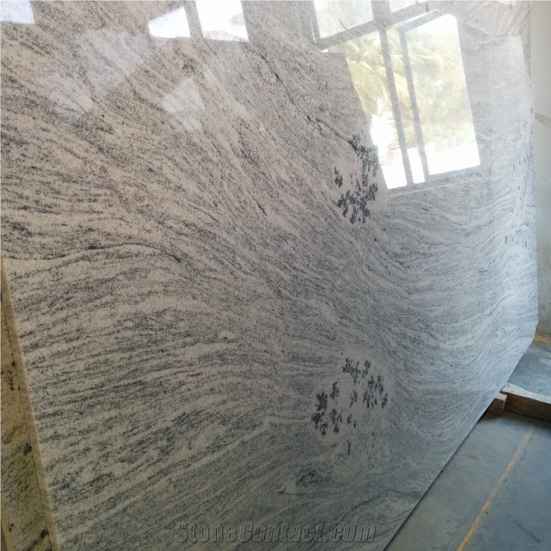 Meera White Granite, May Flower Granite Slabs