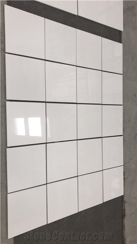 Hellenic Crystal White Marble Slab -Polished Finish Tiles