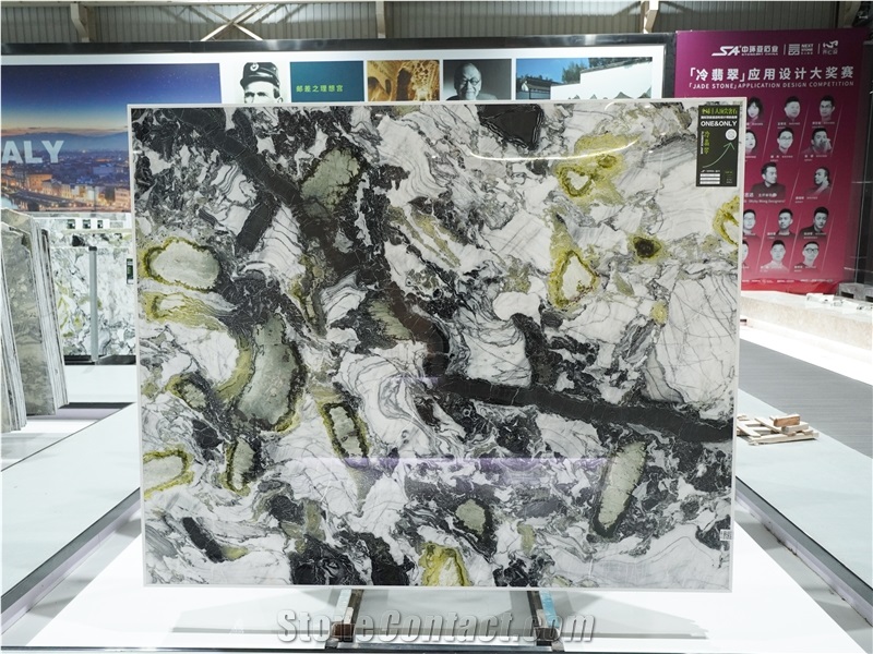 Ice Jade Green Marble Slabs