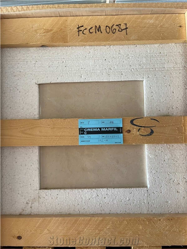 Crema Marfil Marble Slabs Spain Original Beige Marble 2Cm