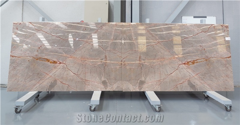 Pink Shiffon Marble Slabs