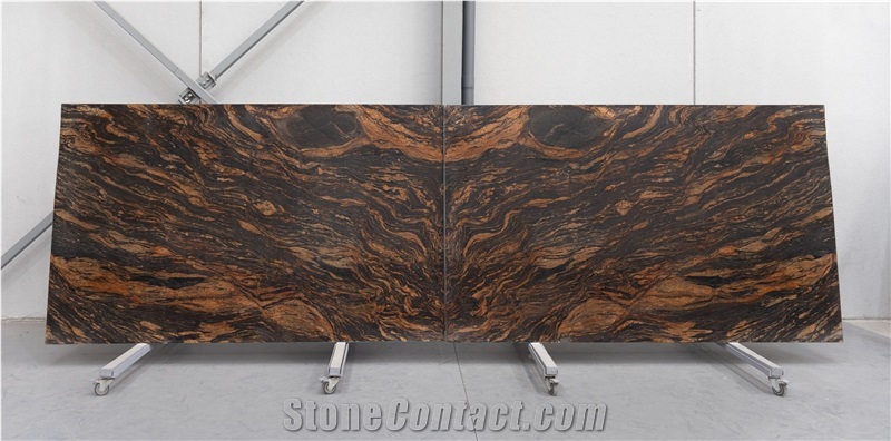Titanium Gold Granite Slabs