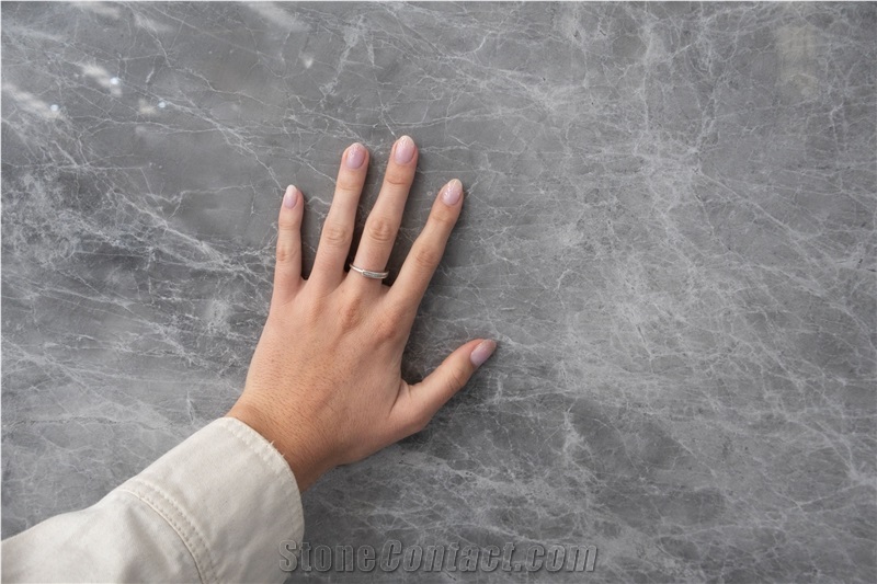Tundra Grey Marble Slabs