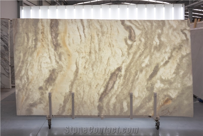 White Crystal  Marble Slabs 2 Cm
