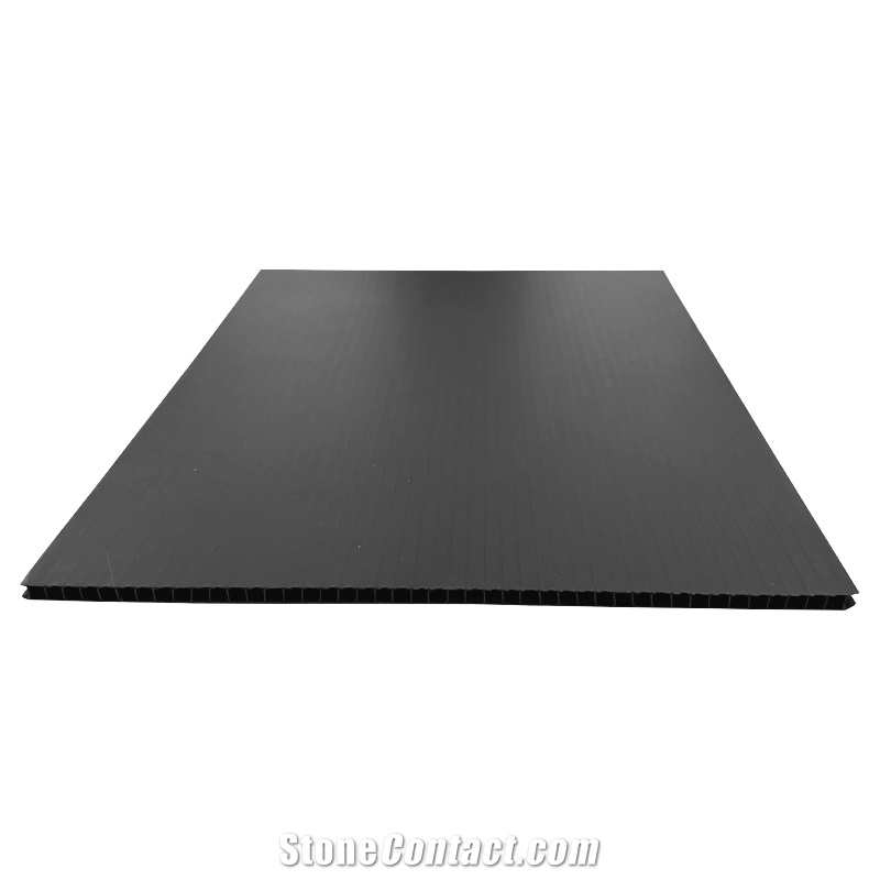 Black Corflute Protection Board For Tile Stone Vinyl Timber Ffloor And Wall