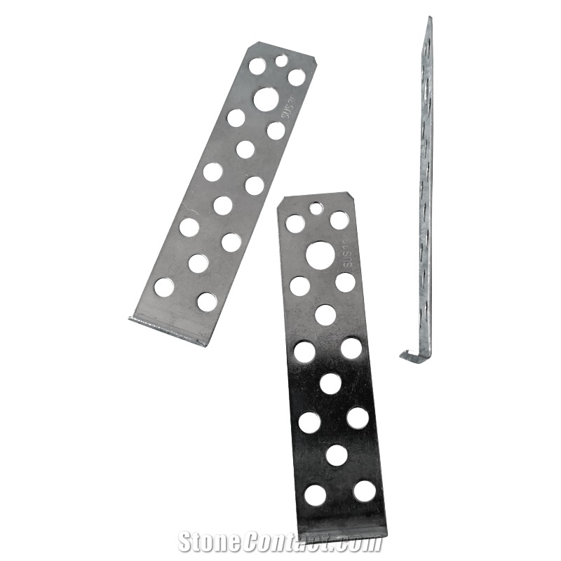 Ceramic Wall Fixing Anchor Thin Sheet Cladding Tile Clamp