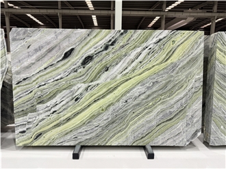 High Grade Raggio Verde Marble Slabs