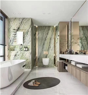 High Grade Raggio Verde Marble Slabs