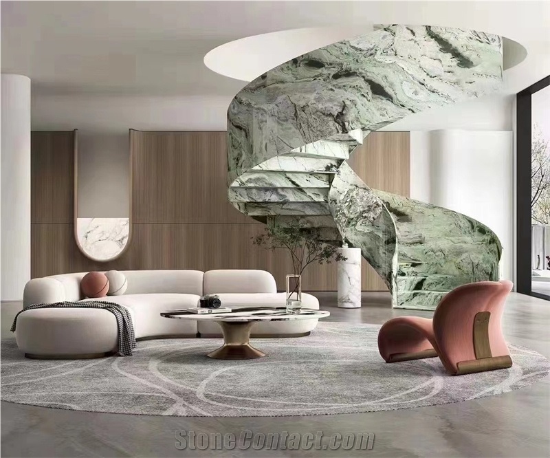 High Grade Raggio Verde Marble Slabs