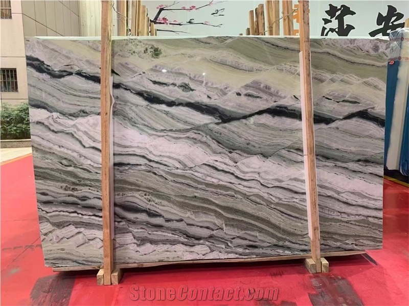 High Grade Raggio Verde Marble Slabs