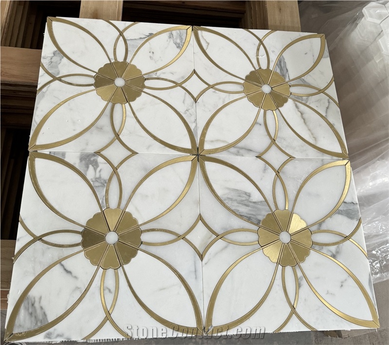 Marble Mosaic Wall Tiles 24X24  Mosaic Design
