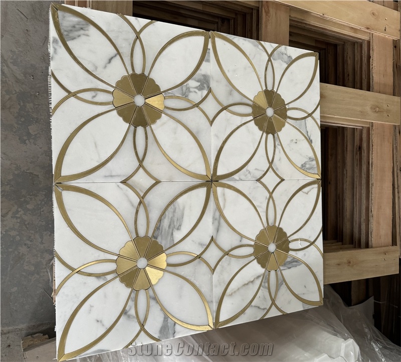 Marble Mosaic Wall Tiles 24X24  Mosaic Design