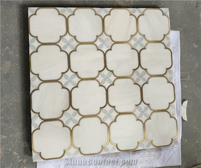 Marble Mosaic Wall Tiles 24X24  Mosaic Design