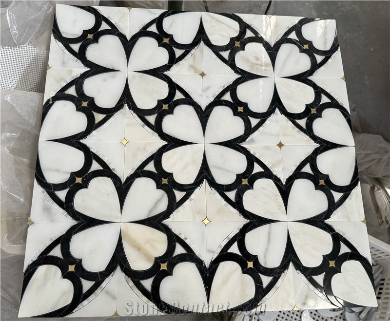 Marble Mosaic Wall Tiles 24X24  Mosaic Design