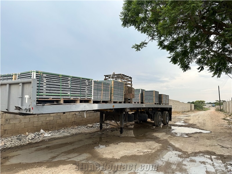 Kuma Black Granite Slabs