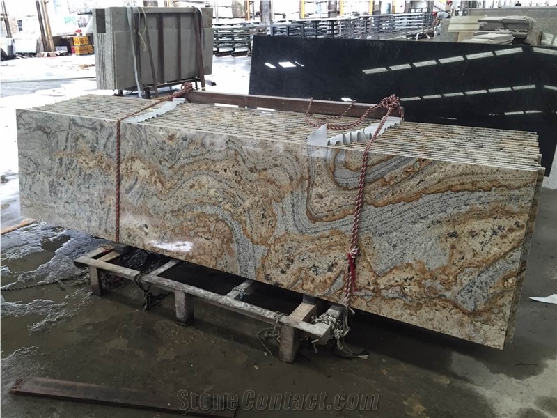 African Gold Granite Slab Natural Stone Slabs