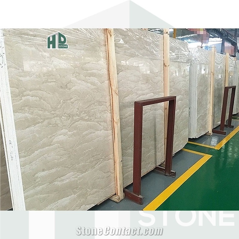 Amasya Classic Regal Ruby Beige Marble Slab Wall Tiles