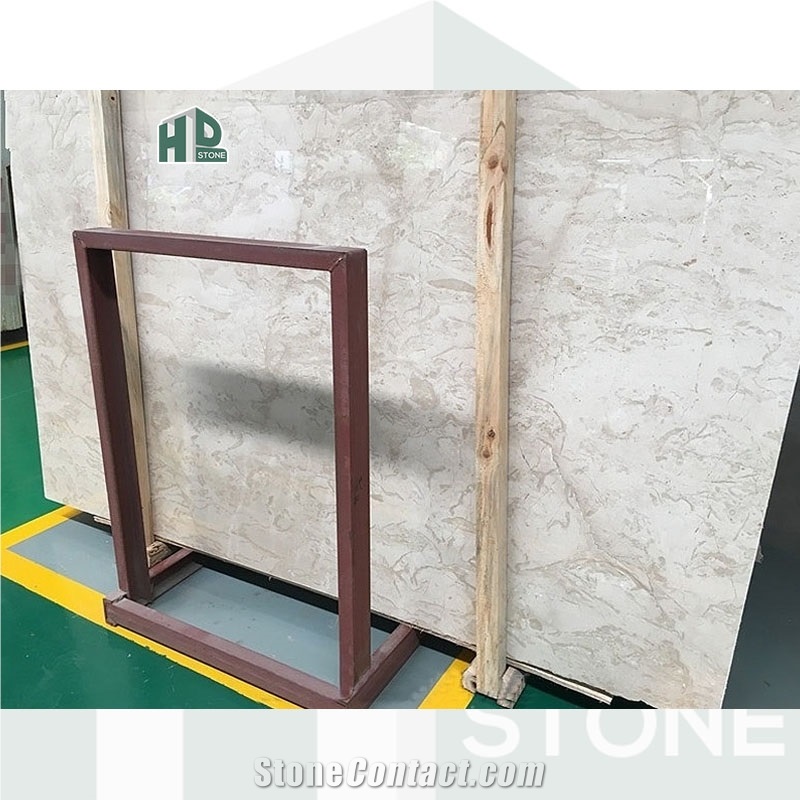 Amasya Classic Regal Ruby Beige Marble Slab Wall Tiles