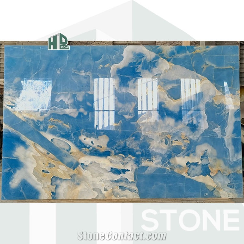 Blue Onyx Slabs Antofagasta Azul Onyx Blue Marble Slab
