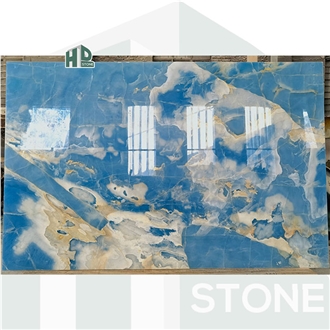 Blue Onyx Slabs Antofagasta Azul Onyx Blue Marble Slab