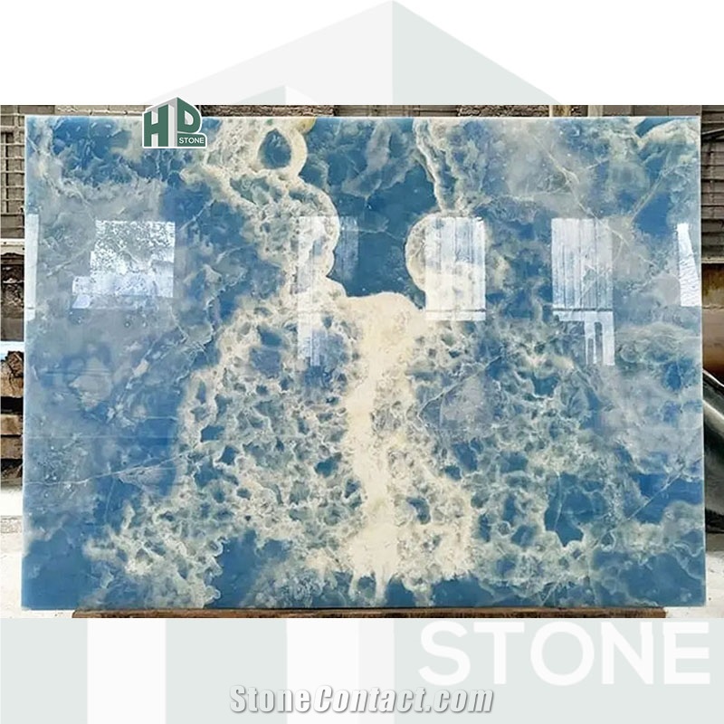 Blue Onyx Slabs Antofagasta Azul Onyx Blue Marble Slab