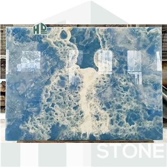 Blue Onyx Slabs Antofagasta Azul Onyx Blue Marble Slab