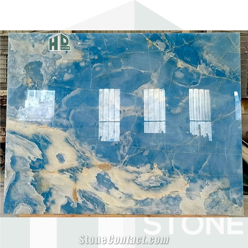 Blue Onyx Slabs Antofagasta Azul Onyx Blue Marble Slab