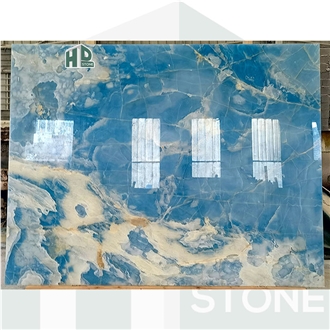 Blue Onyx Slabs Antofagasta Azul Onyx Blue Marble Slab