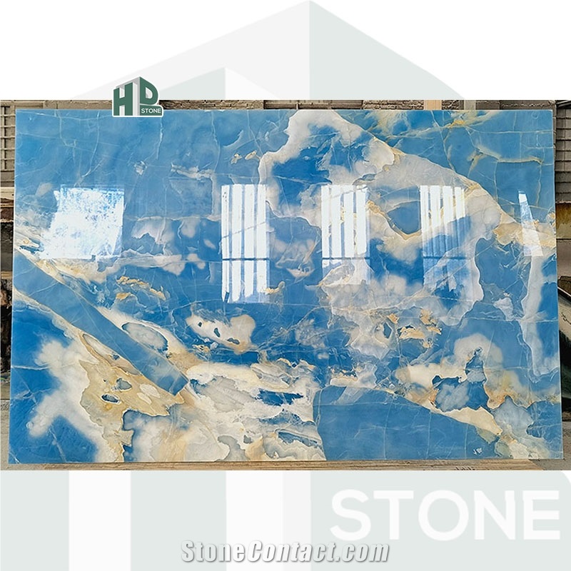 Blue Onyx Slabs Antofagasta Azul Onyx Blue Marble Slab