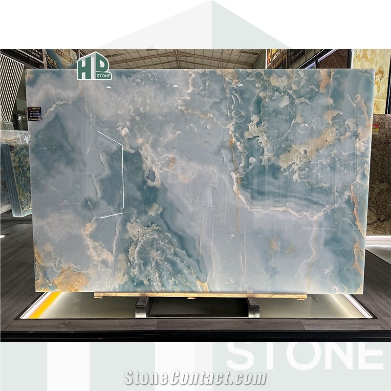 Blue Onyx Slabs Antofagasta Azul Onyx Blue Marble Slab