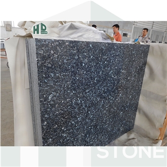 Blue Pearl Granite Countertop Slab Polished Half Slabs