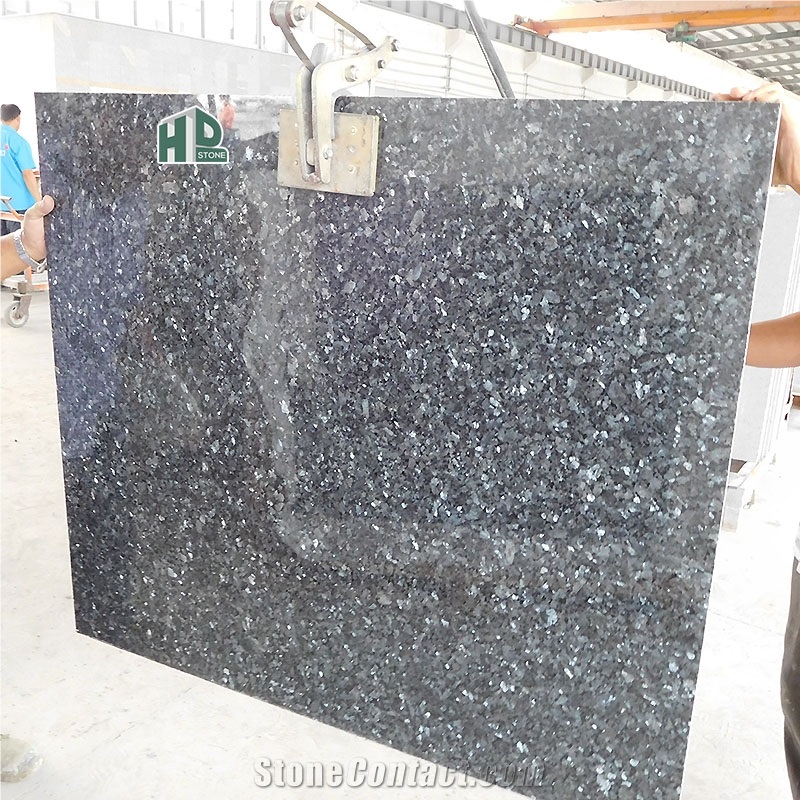 Blue Pearl Granite Countertop Slab Polished Half Slabs