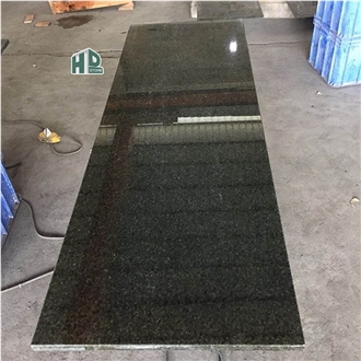China Emerald Green Star Granite Polish Slabs