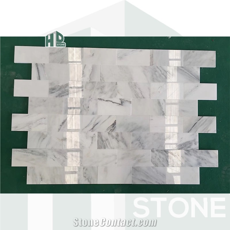 East White Marble Thin Tiles Marble Slab