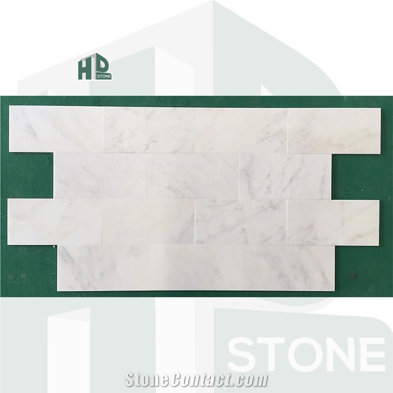 East White Marble Thin Tiles Marble Slab